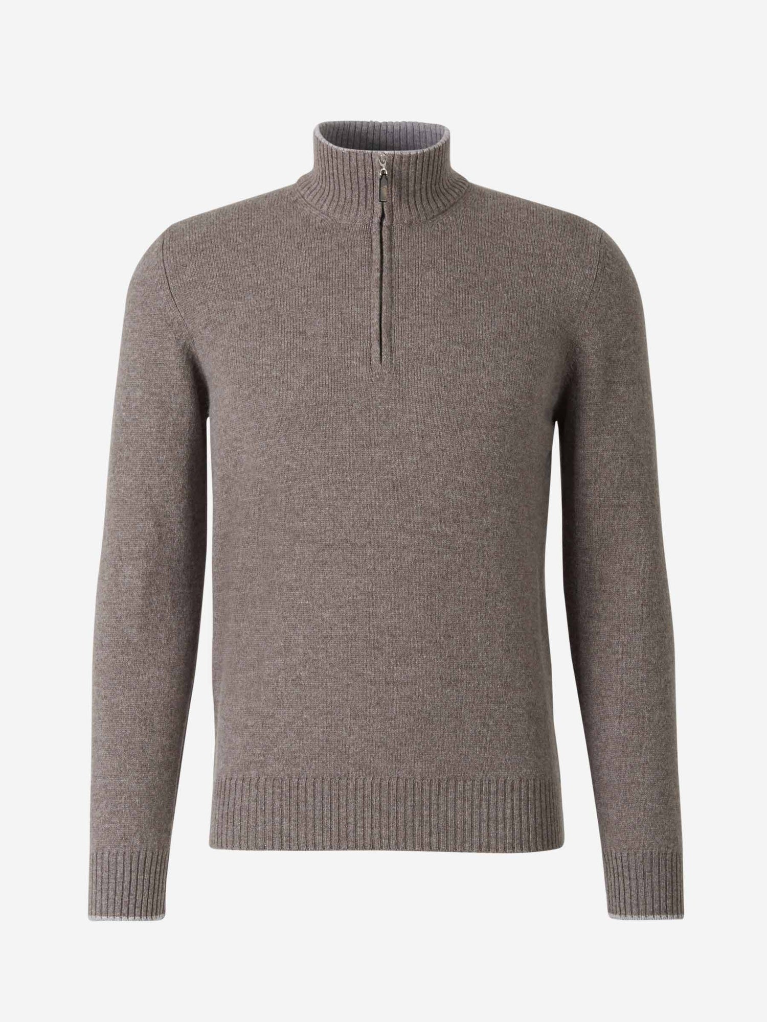Outlet online Santa Eulalia Hombre Cárdigan Cuello Contraste Lana color Verde Oscuro sku 542-002128 03 - Foto 13