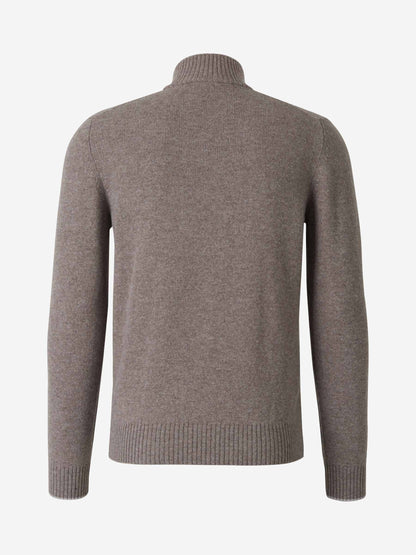 Outlet online Santa Eulalia Hombre Cárdigan Cuello Contraste Lana color Negro sku 542-002128 01 - Foto 14