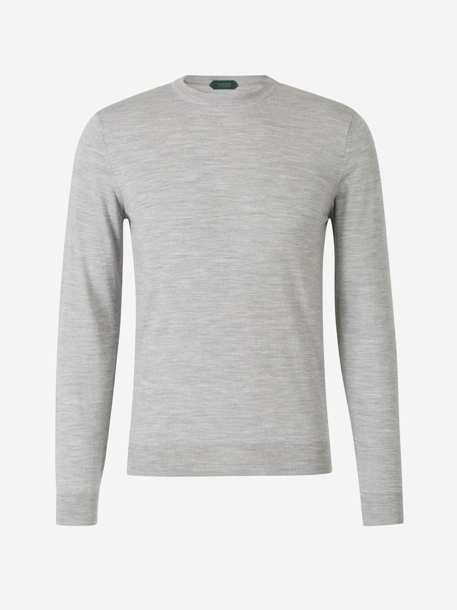 Outlet online Zanone Hombre Jersey Cuello Redondo color Gris Claro sku 542-002130 02 - Foto 1