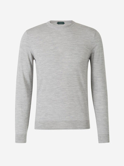 Outlet online Zanone Hombre Jersey Cuello Redondo color Gris Claro sku 542-002130 02 - Foto 1