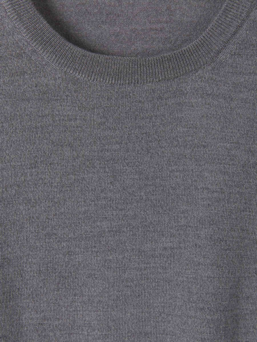Zanone Hombre Barcelona Jersey Cuello Redondo color Gris Piedra sku 542-002130 04 - Foto 3