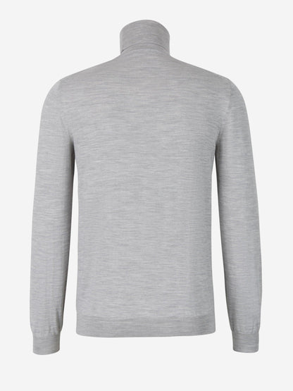 Outlet online Zanone Hombre Jersey Cuello Alto color Gris Claro sku 542-002132 02 - Foto 2