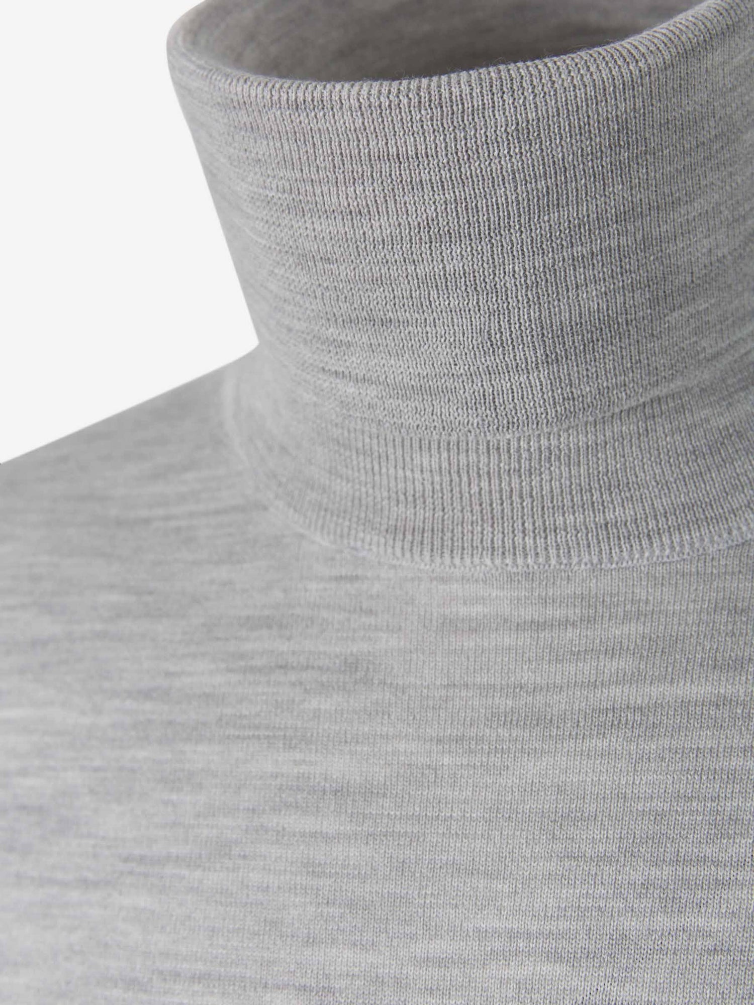 Outlet online Zanone Hombre Jersey Cuello Alto color Gris Claro sku 542-002132 02 - Foto 3