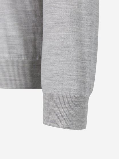 Outlet online Zanone Hombre Jersey Cuello Alto color Gris Claro sku 542-002132 02 - Foto 4
