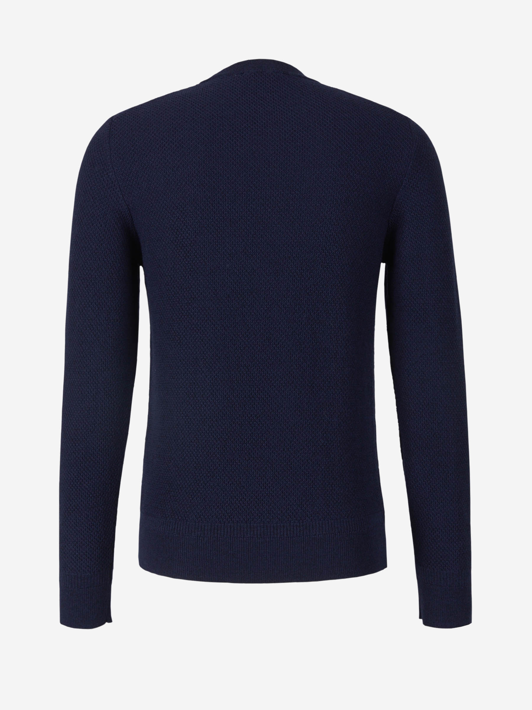 Outlet online Zanone Hombre Jersey Punto Texturizado color Azul Marino sku 542-002133 01 - Foto 2