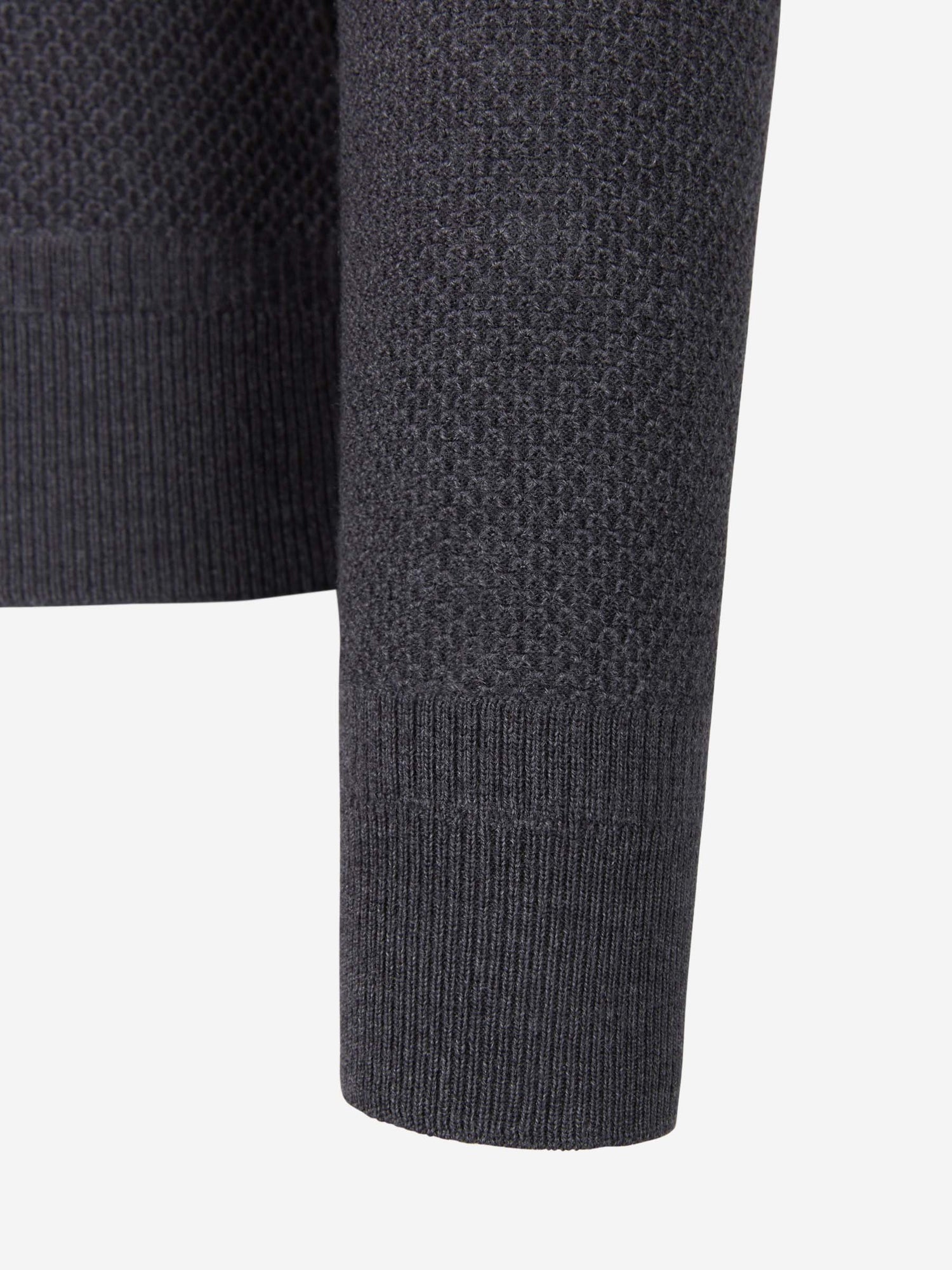 Outlet online Zanone Hombre Jersey Punto Texturizado color Gris Antracita sku 542-002133 02 - Foto 4
