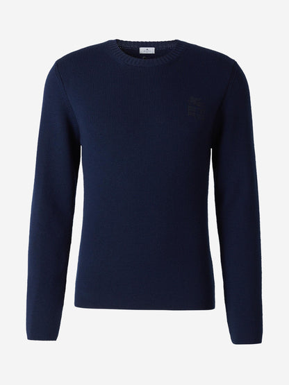 Outlet online Etro Hombre Jersey De Lana color Verde Azulado sku 542-002143 02 - Foto 1