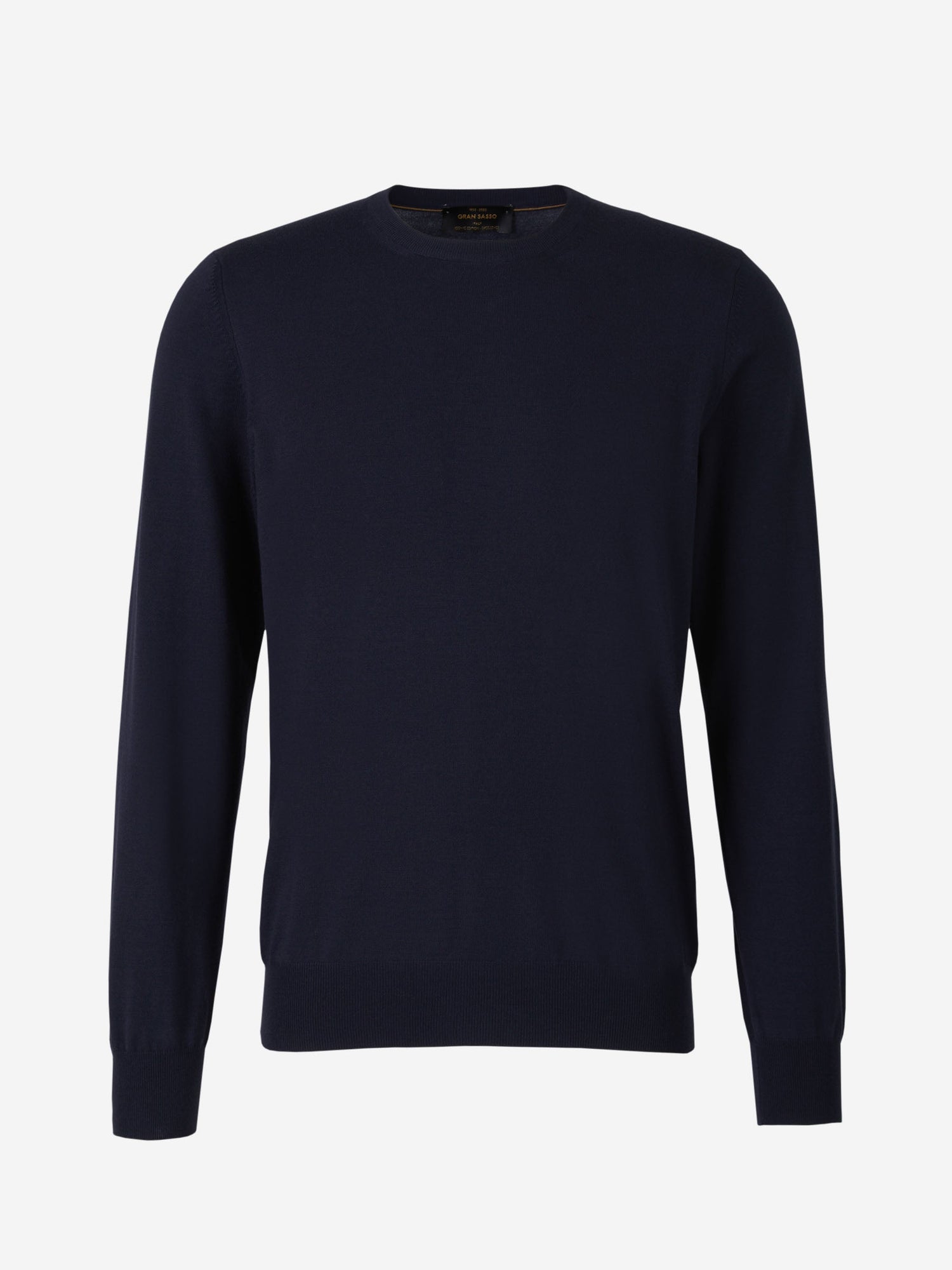 Outlet online Gran Sasso Hombre Jersey Cuello Redondo color Azul Noche sku 542-002147 01 - Foto 1