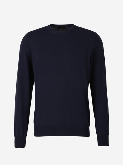 Outlet online Gran Sasso Hombre Jersey Cuello Redondo color Azul Noche sku 542-002147 01 - Foto 1