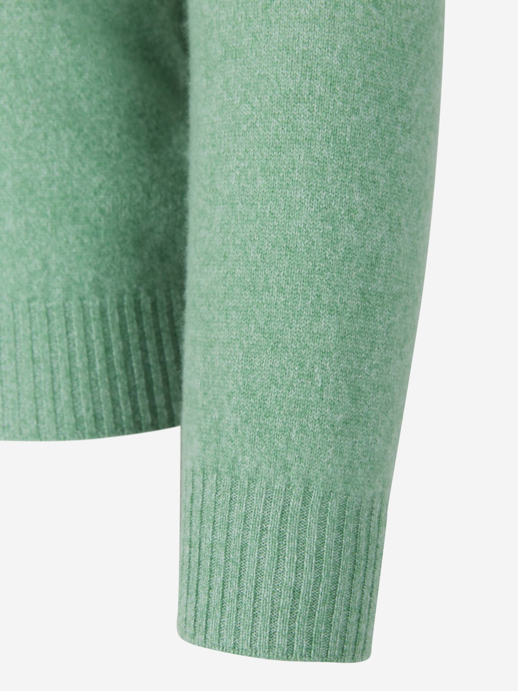 Outlet online Santa Eulalia Hombre Jersey Pico Cashmere color Verde Claro sku 542-002150 01 - Foto 4