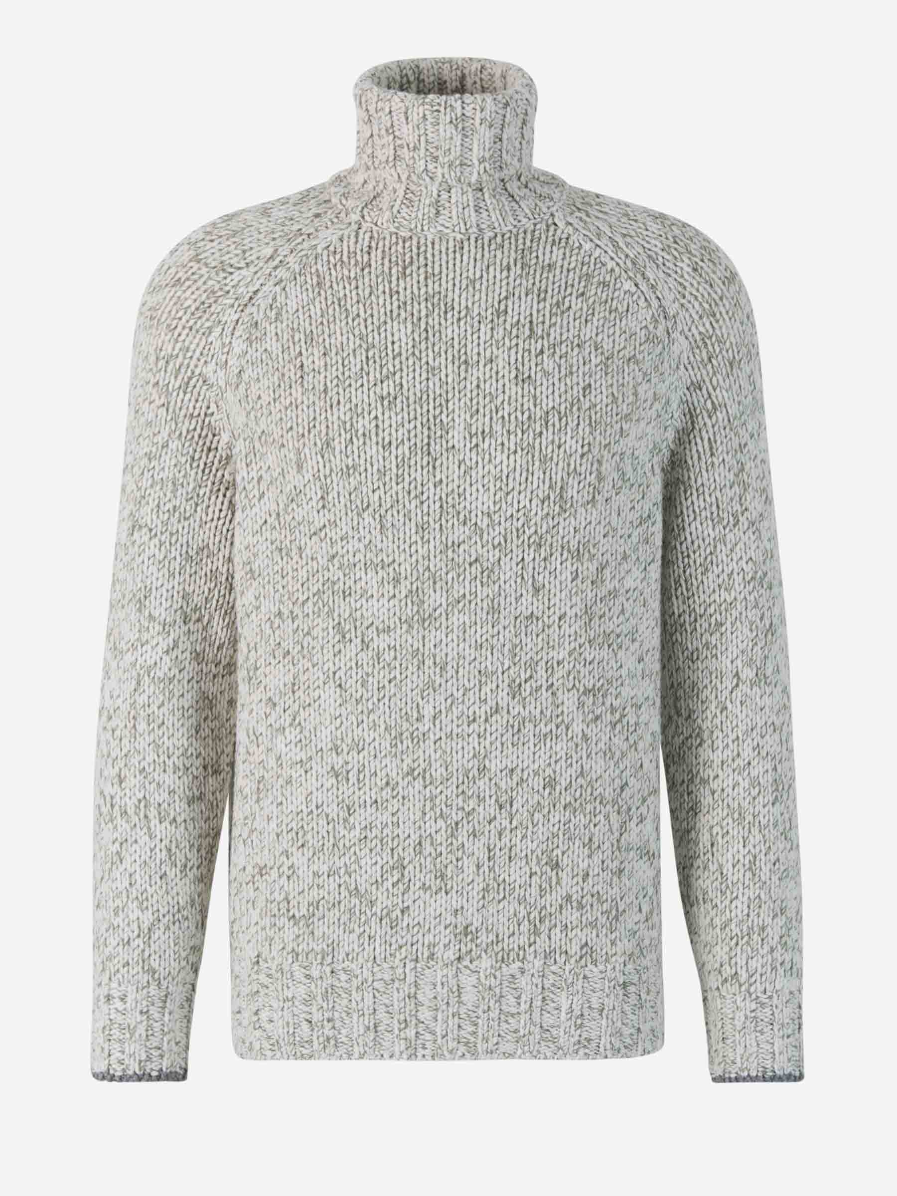 Outlet online Brunello Cucinelli Hombre Jersey Punto Chiné color Verde Militar sku 542-002167 01 - Foto 1