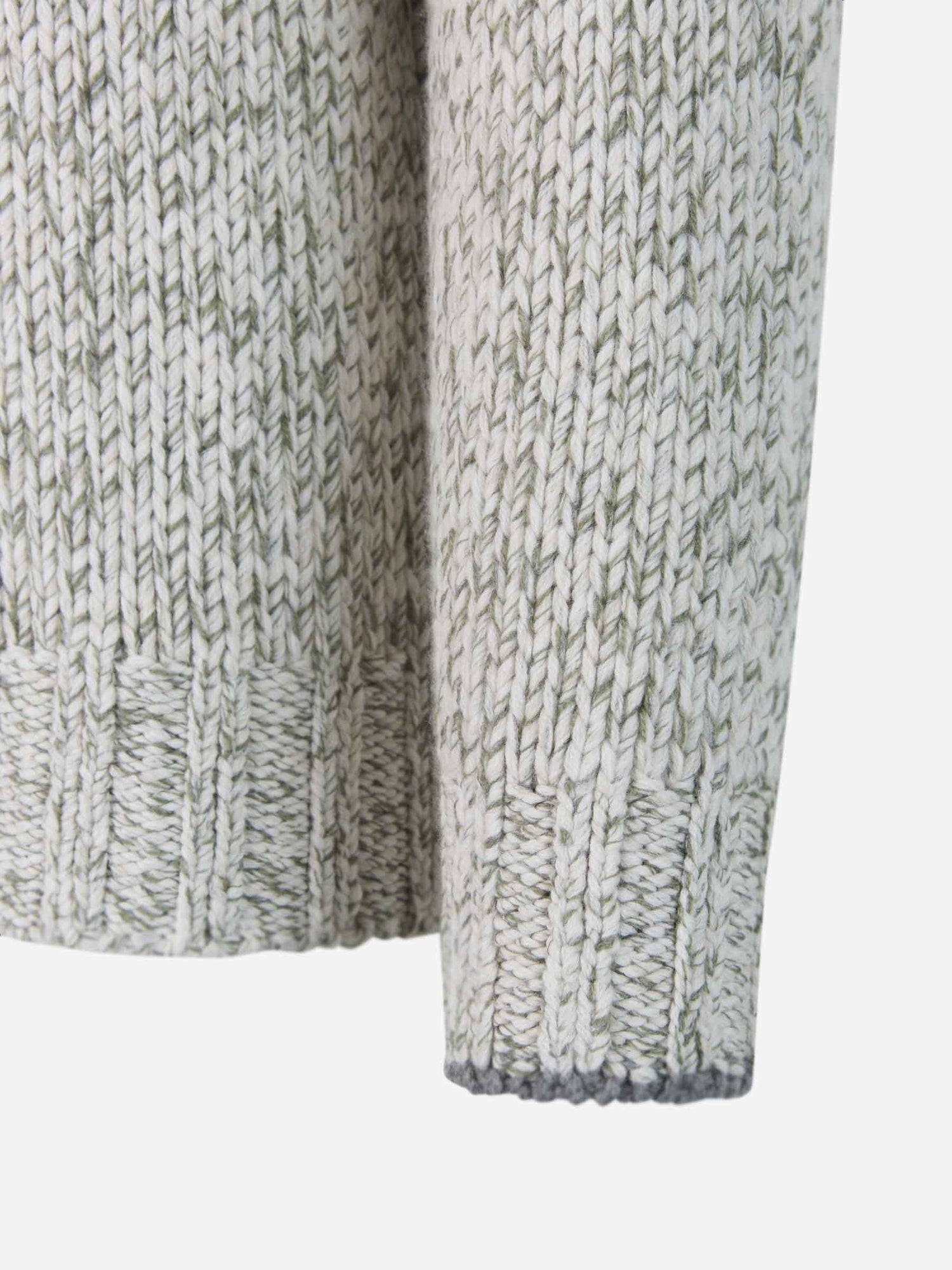 Outlet online Brunello Cucinelli Hombre Jersey Punto Chiné color Verde Militar sku 542-002167 01 - Foto 4