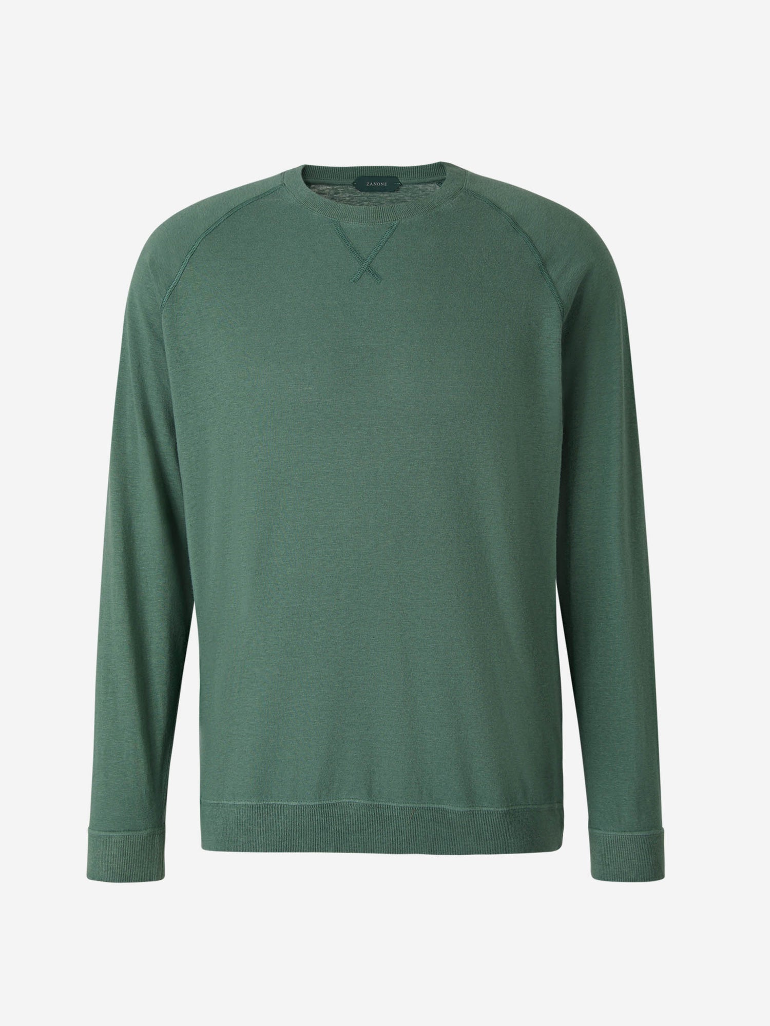 Outlet online Zanone Hombre Sudadera Cuello Redondo color Azul Cobalto sku 542-002214 02 - Foto 1
