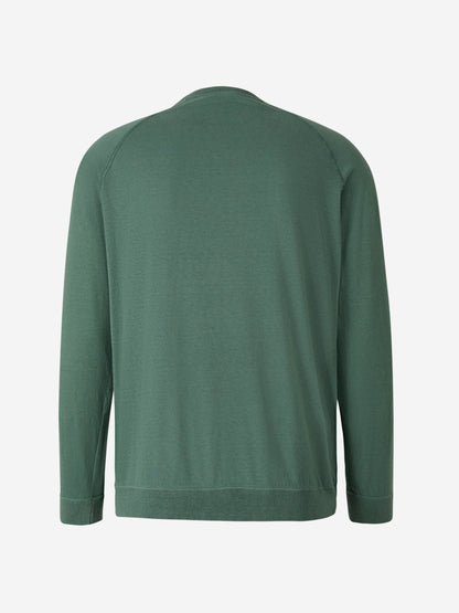 Outlet online Zanone Hombre Sudadera Cuello Redondo color Azul Cobalto sku 542-002214 02 - Foto 2