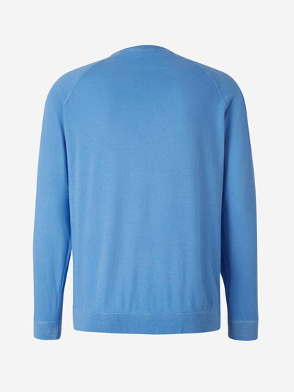 Outlet online Zanone Hombre Sudadera Cuello Redondo color Turquesa sku 542-002214 01 - Foto 6