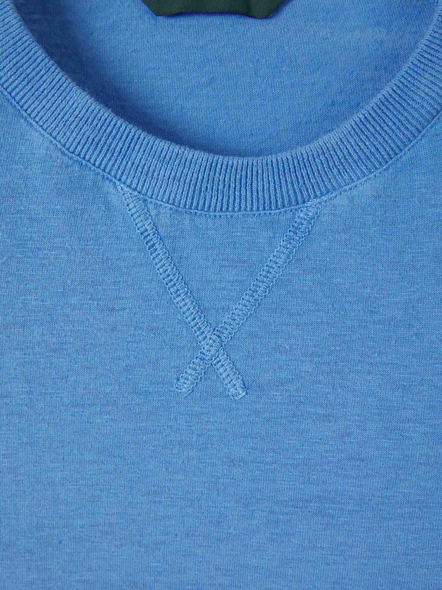 Outlet online Zanone Hombre Sudadera Cuello Redondo color Turquesa sku 542-002214 01 - Foto 7