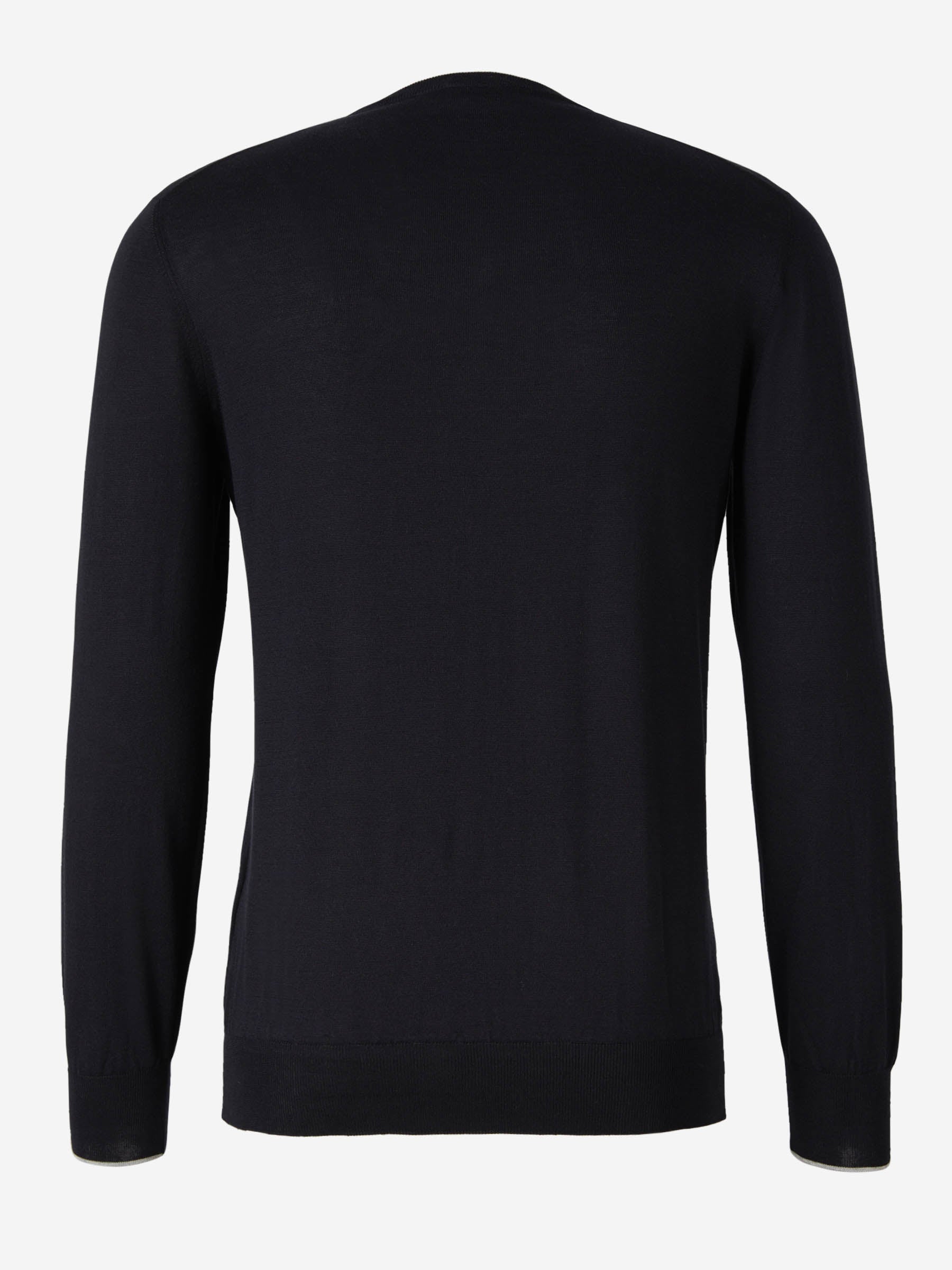Outlet online Santa Eulalia Hombre Jersey Algodón y Seda color Azul Marino sku 542-002217 00 - Foto 2