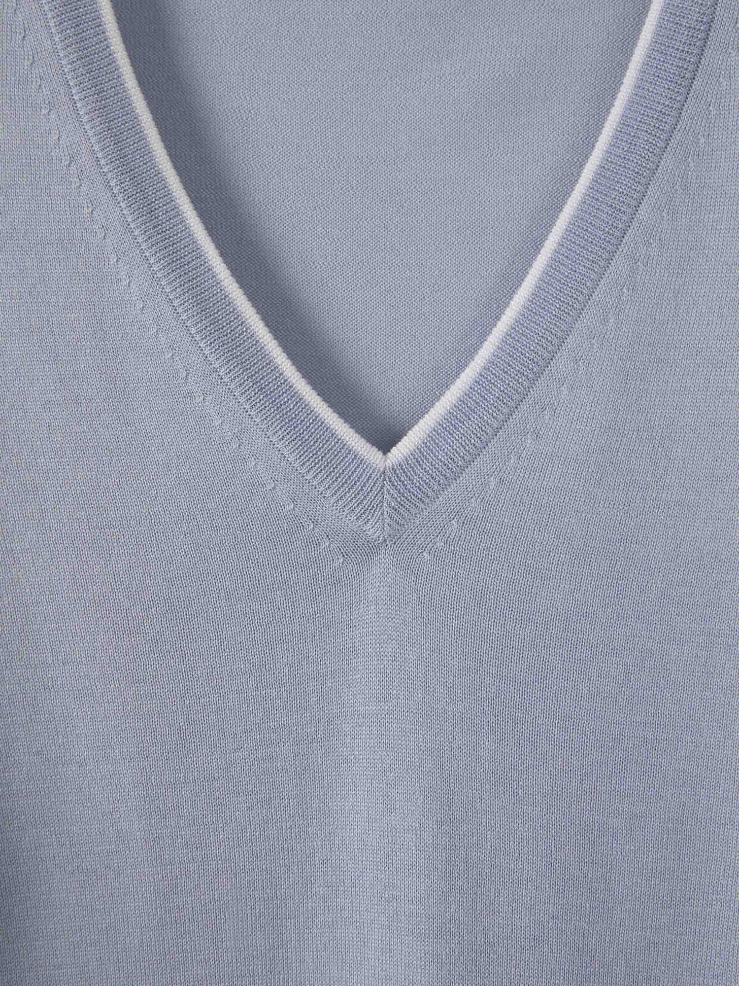 Outlet online Santa Eulalia Hombre Jersey Algodón y Seda color Azul Marino sku 542-002217 00 - Foto 7