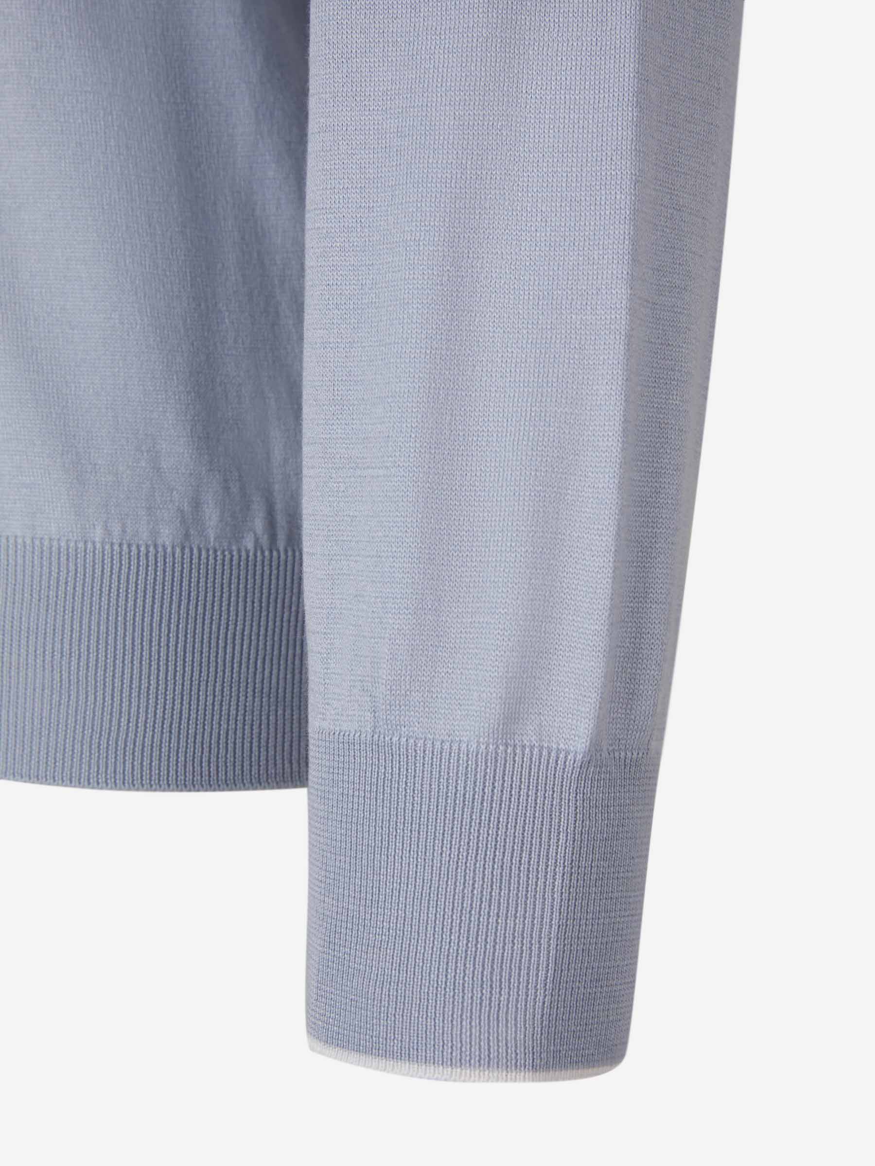 Outlet online Santa Eulalia Hombre Jersey Algodón y Seda color Azul Marino sku 542-002217 00 - Foto 8