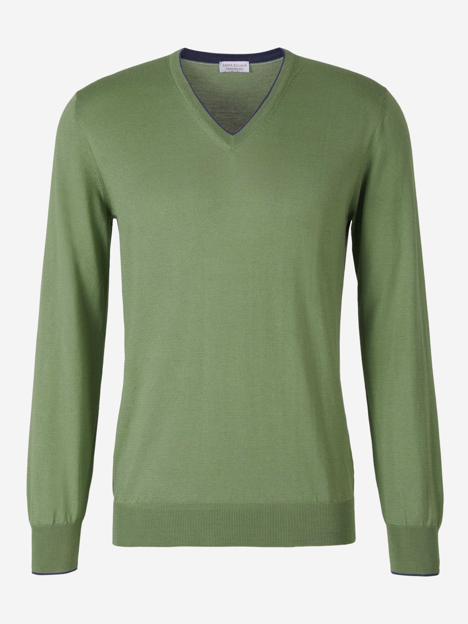 Outlet online Santa Eulalia Hombre Jersey Algodón y Seda color Azul Marino sku 542-002217 00 - Foto 9