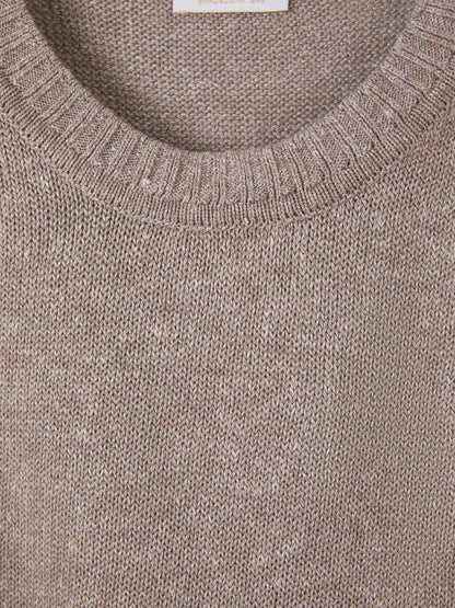Outlet online Santa Eulalia Hombre Jersey Punto Lino color Topo sku 542-002218 01 - Foto 3