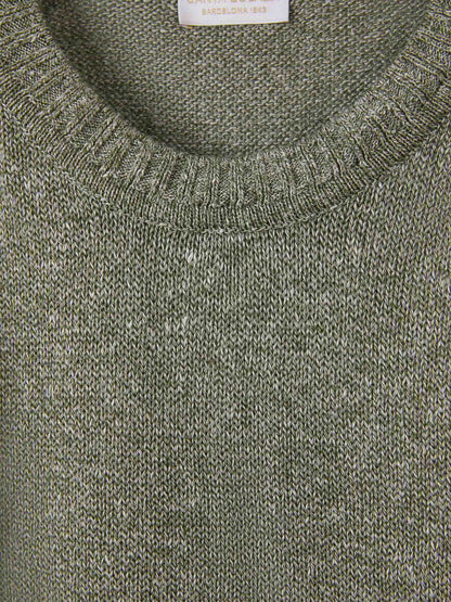 Outlet online Santa Eulalia Hombre Jersey Punto Lino color Topo sku 542-002218 01 - Foto 12