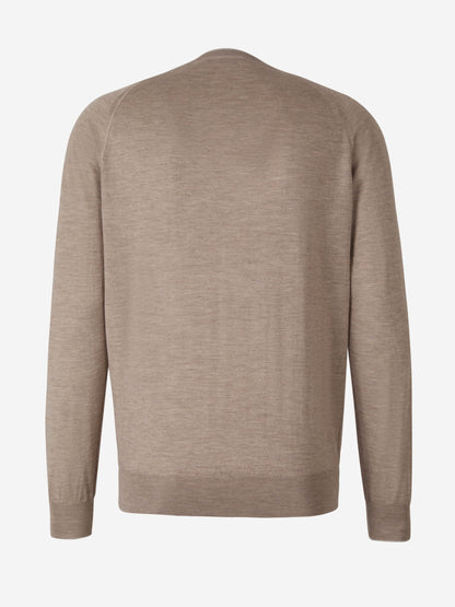 Outlet online Cruciani Hombre Jersey Cashmere Y Seda color Verde Oscuro sku 542-002220 02 - Foto 2
