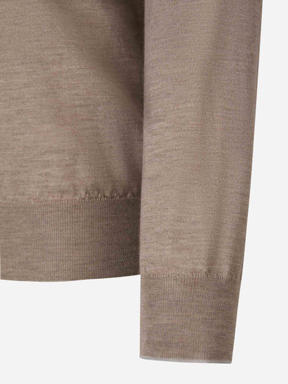 Outlet online Cruciani Hombre Jersey Cashmere Y Seda color Azul Marino sku 542-002220 03 - Foto 4