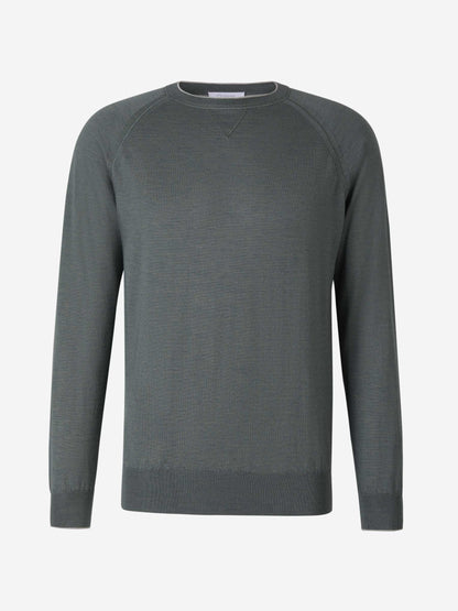 Outlet online Cruciani Hombre Jersey Cashmere Y Seda color Azul Marino sku 542-002220 03 - Foto 5