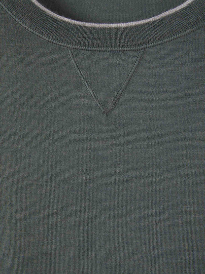 Outlet online Cruciani Hombre Jersey Cashmere Y Seda color Verde Oscuro sku 542-002220 02 - Foto 7