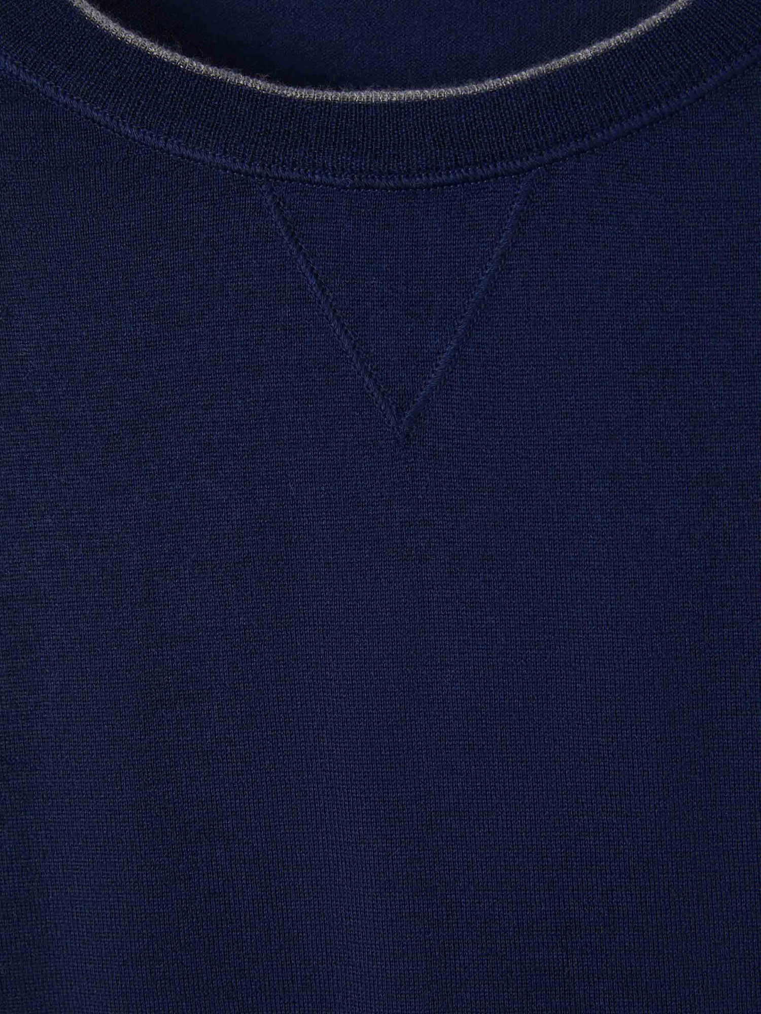 Outlet online Cruciani Hombre Jersey Cashmere Y Seda color Azul Marino sku 542-002220 03 - Foto 11