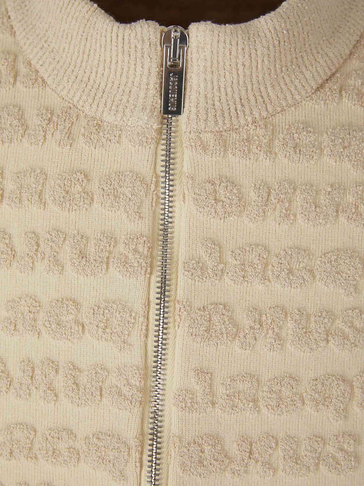 Outlet online Jacquemus Hombre Jersey Logo Jacquard color Beis sku 542-002223 00 - Foto 3