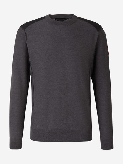 Outlet online Canada Goose Hombre Jersey Dartmouth Lana color Gris Claro sku 542-002243 02 - Foto 6