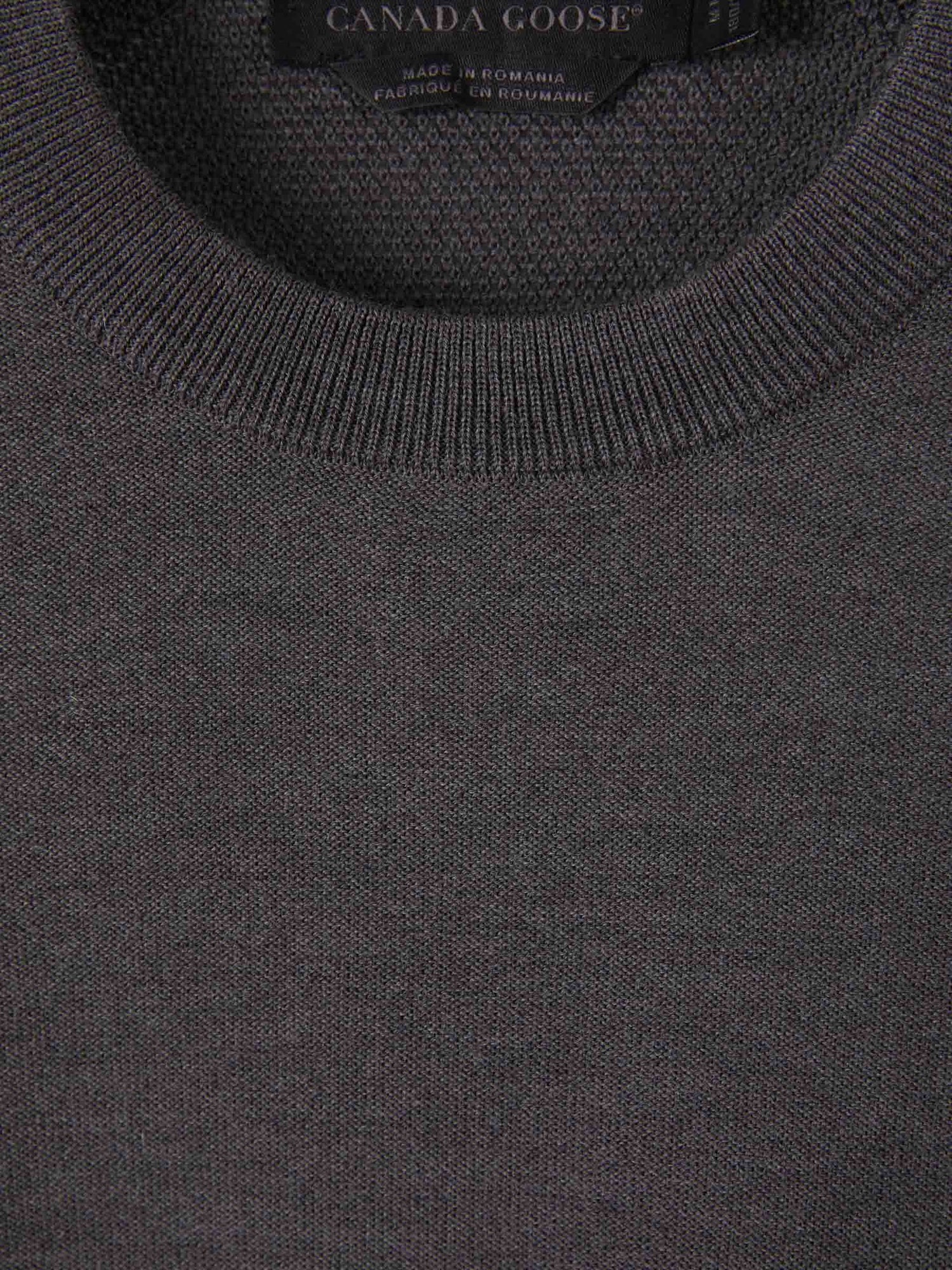 Outlet online Canada Goose Hombre Jersey Dartmouth Lana color Gris Claro sku 542-002243 02 - Foto 8