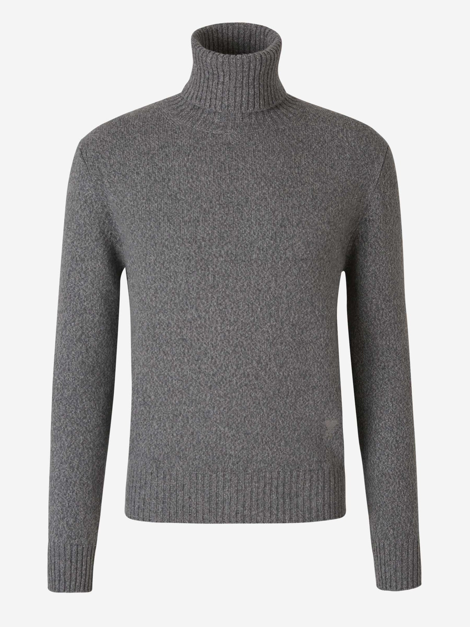 Outlet online Ami Paris Hombre Jersey Cuello Alto Cashmere color Gris Claro sku 542-002257 01 - Foto 1