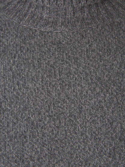 Outlet online Ami Paris Hombre Jersey Cuello Alto Cashmere color Gris Claro sku 542-002257 01 - Foto 5