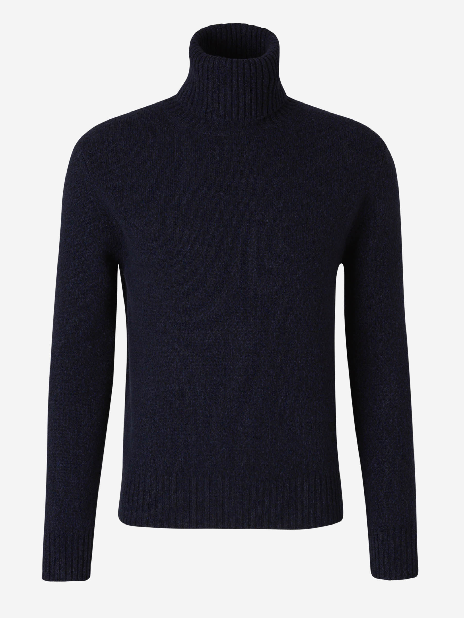Outlet online Ami Paris Hombre Jersey Cuello Alto Cashmere color Azul Noche sku 542-002257 02 - Foto 1