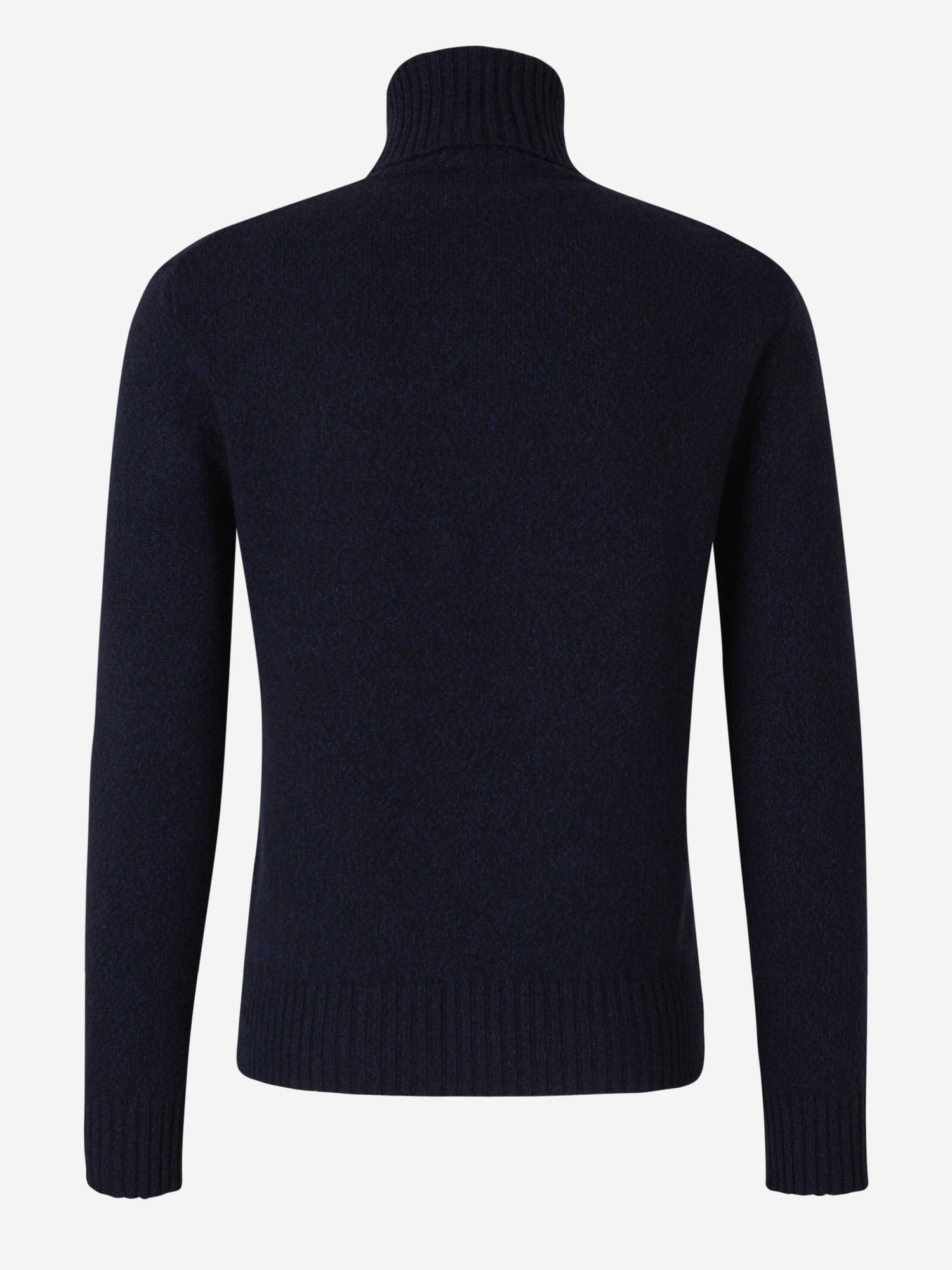 Outlet online Ami Paris Hombre Jersey Cuello Alto Cashmere color Azul Noche sku 542-002257 02 - Foto 3
