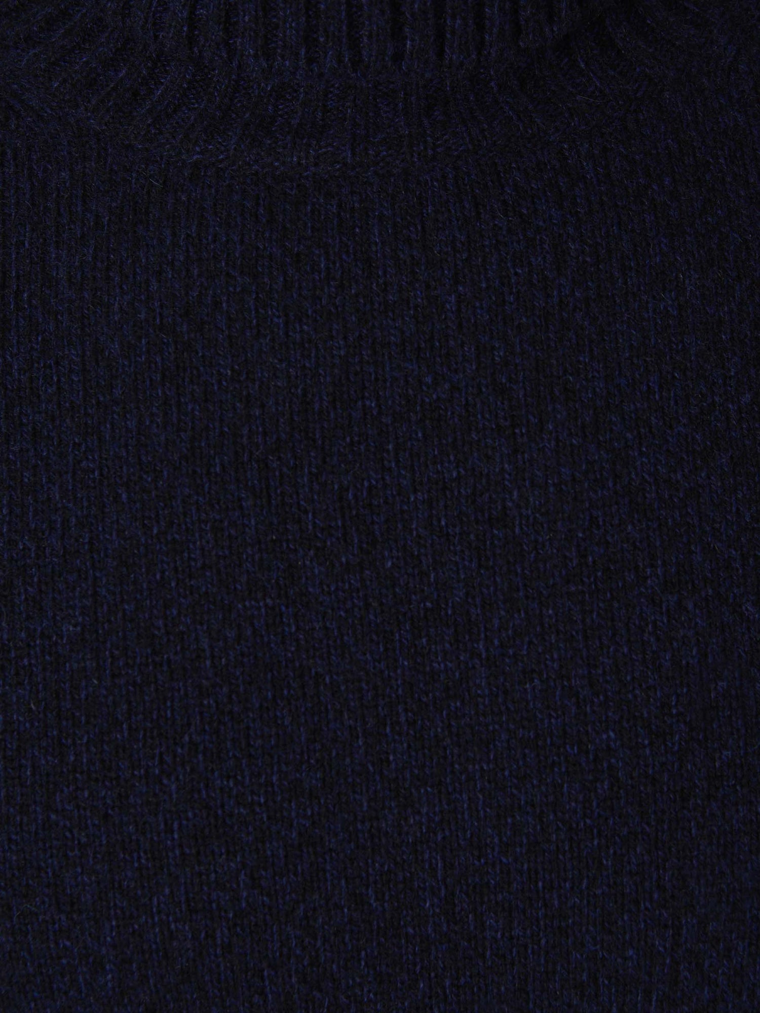 Outlet online Ami Paris Hombre Jersey Cuello Alto Cashmere color Azul Noche sku 542-002257 02 - Foto 5