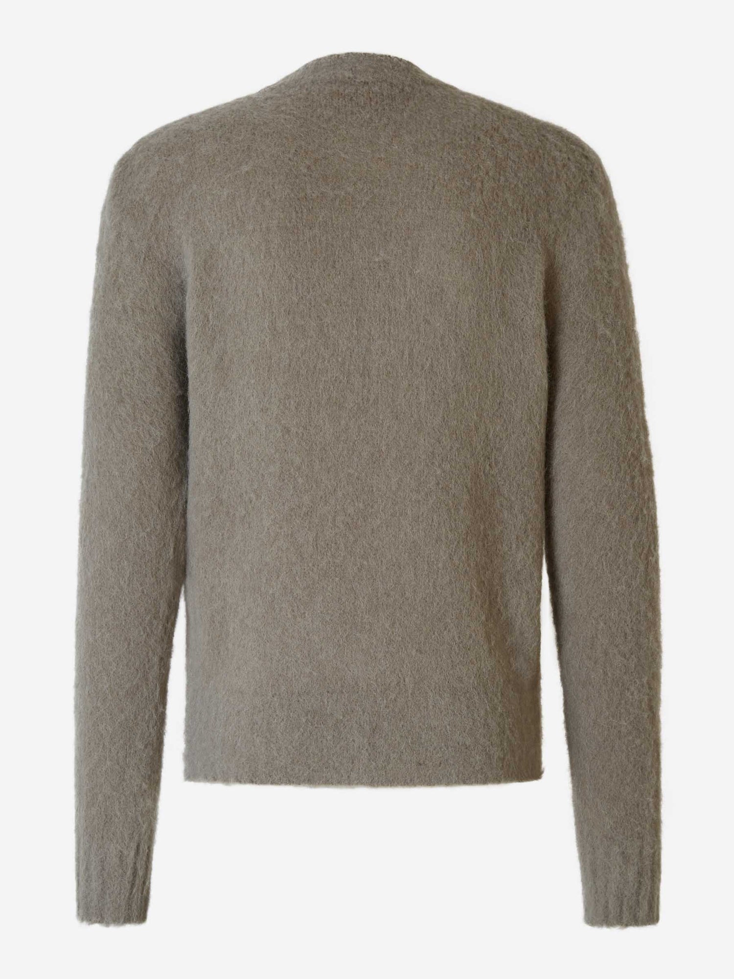 Outlet online Ami Paris Hombre Jersey Pelo Lana color Gris Claro sku 542-002260 01 - Foto 2