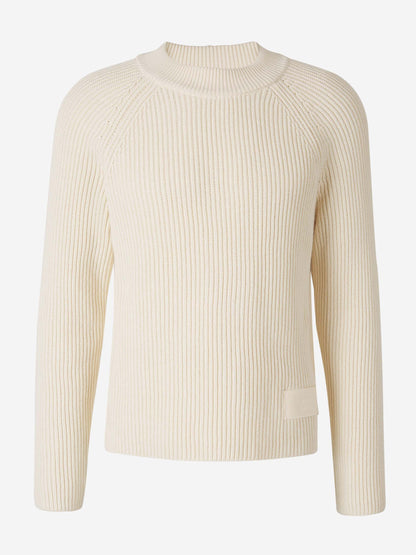 Outlet online Ami Paris Hombre Jersey Punto Trenzado color Crema sku 542-002261 01 - Foto 1
