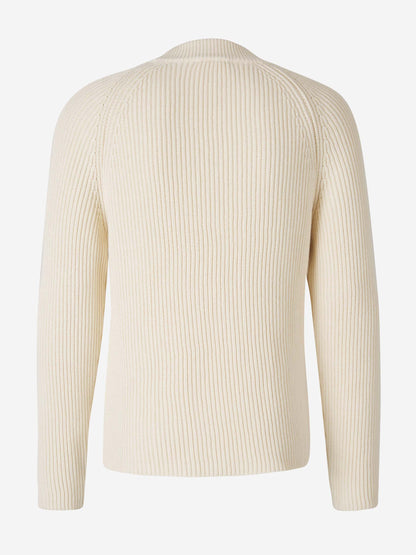 Outlet online Ami Paris Hombre Jersey Punto Trenzado color Crema sku 542-002261 01 - Foto 3