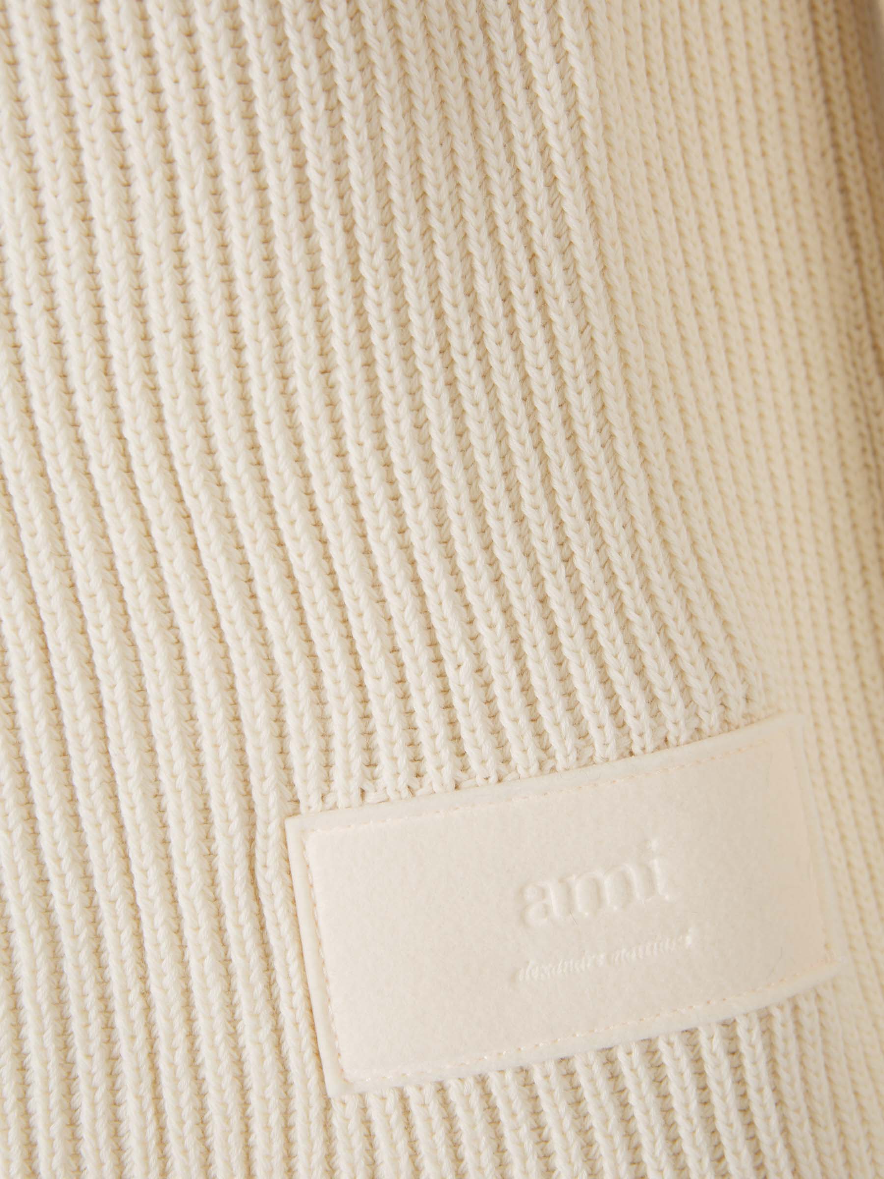 Outlet online Ami Paris Hombre Jersey Punto Trenzado color Crema sku 542-002261 01 - Foto 5