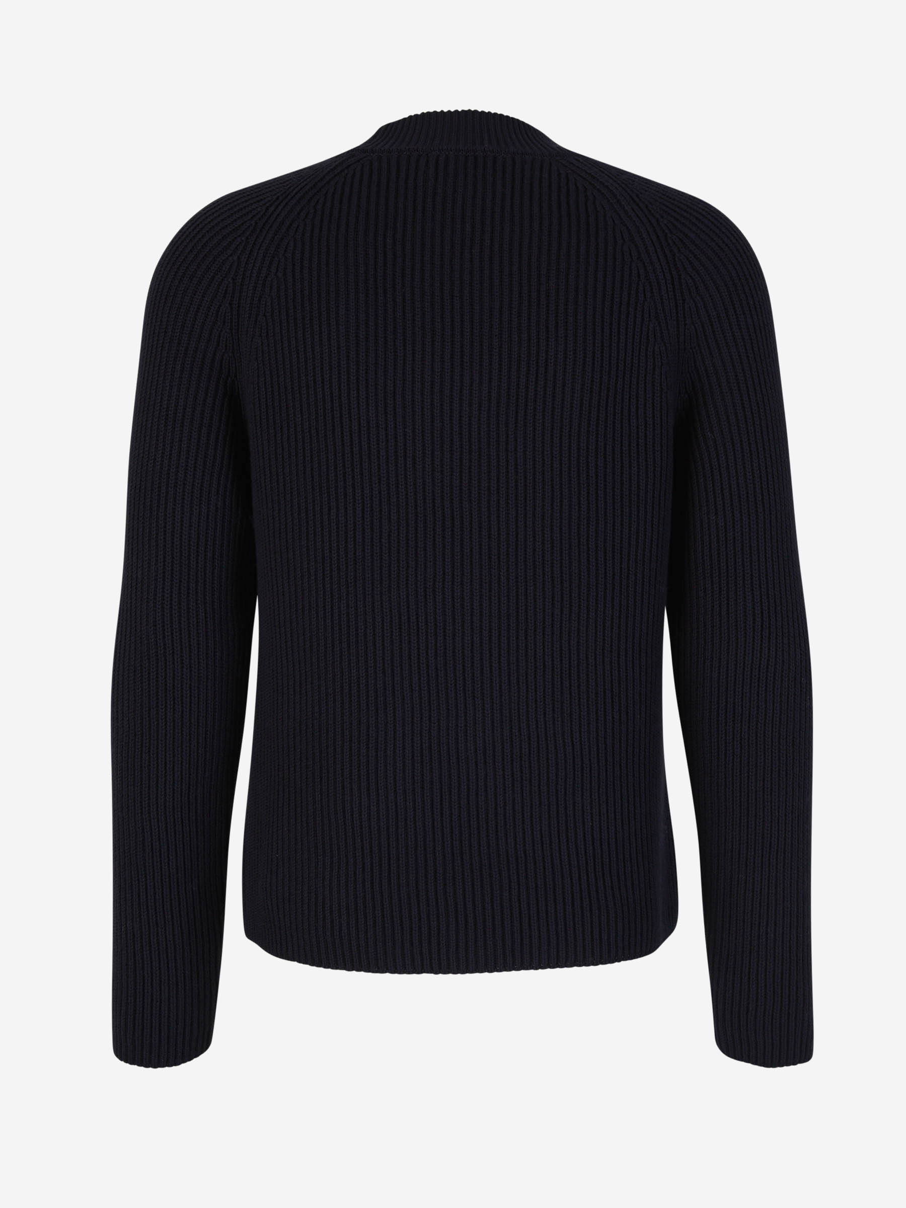 Outlet online Ami Paris Hombre Jersey Punto Trenzado color Azul Noche sku 542-002261 02 - Foto 3