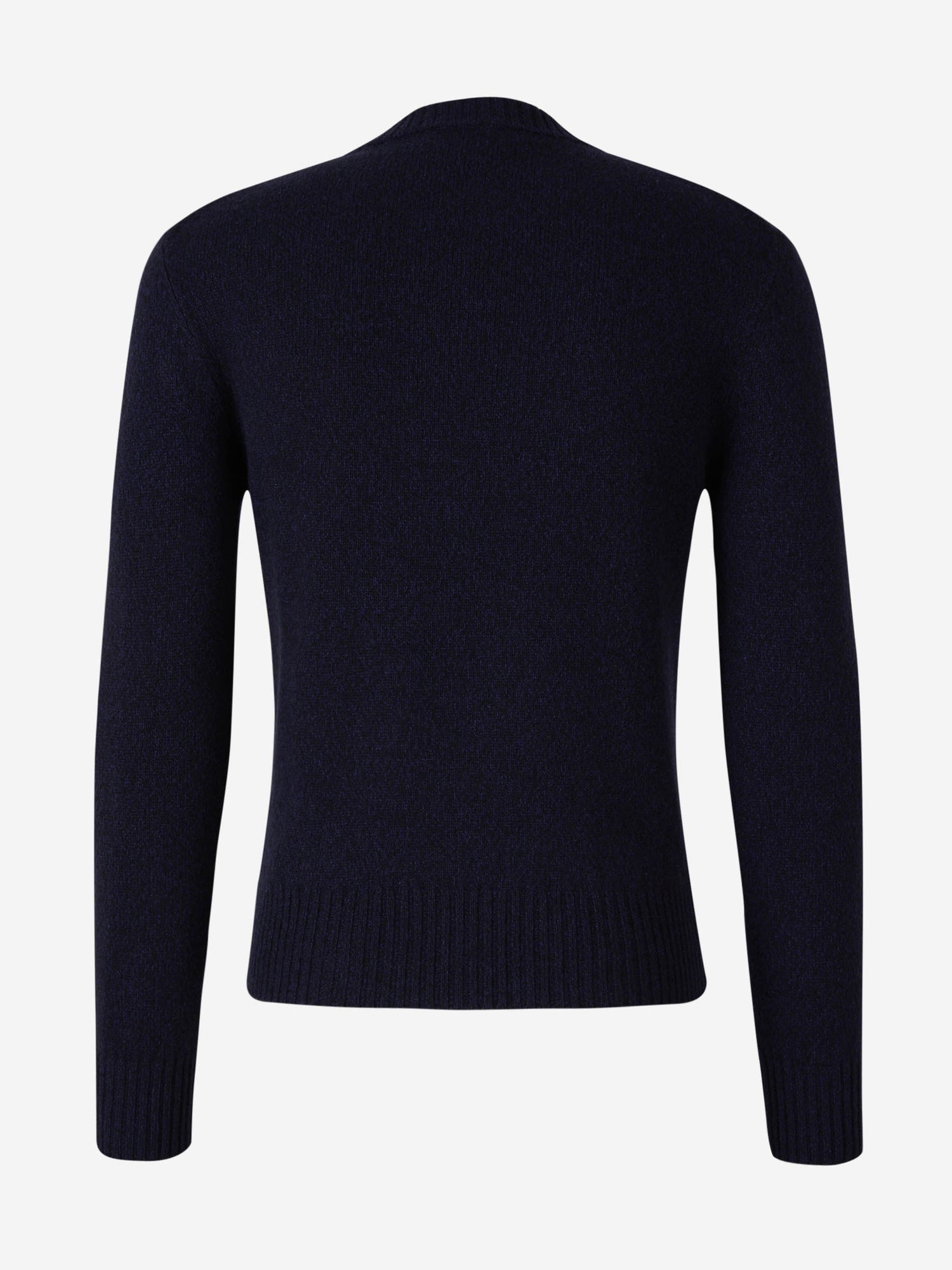Outlet online Ami Paris Hombre Jersey Punto Cashmere color Azul Noche sku 542-002263 01 - Foto 2