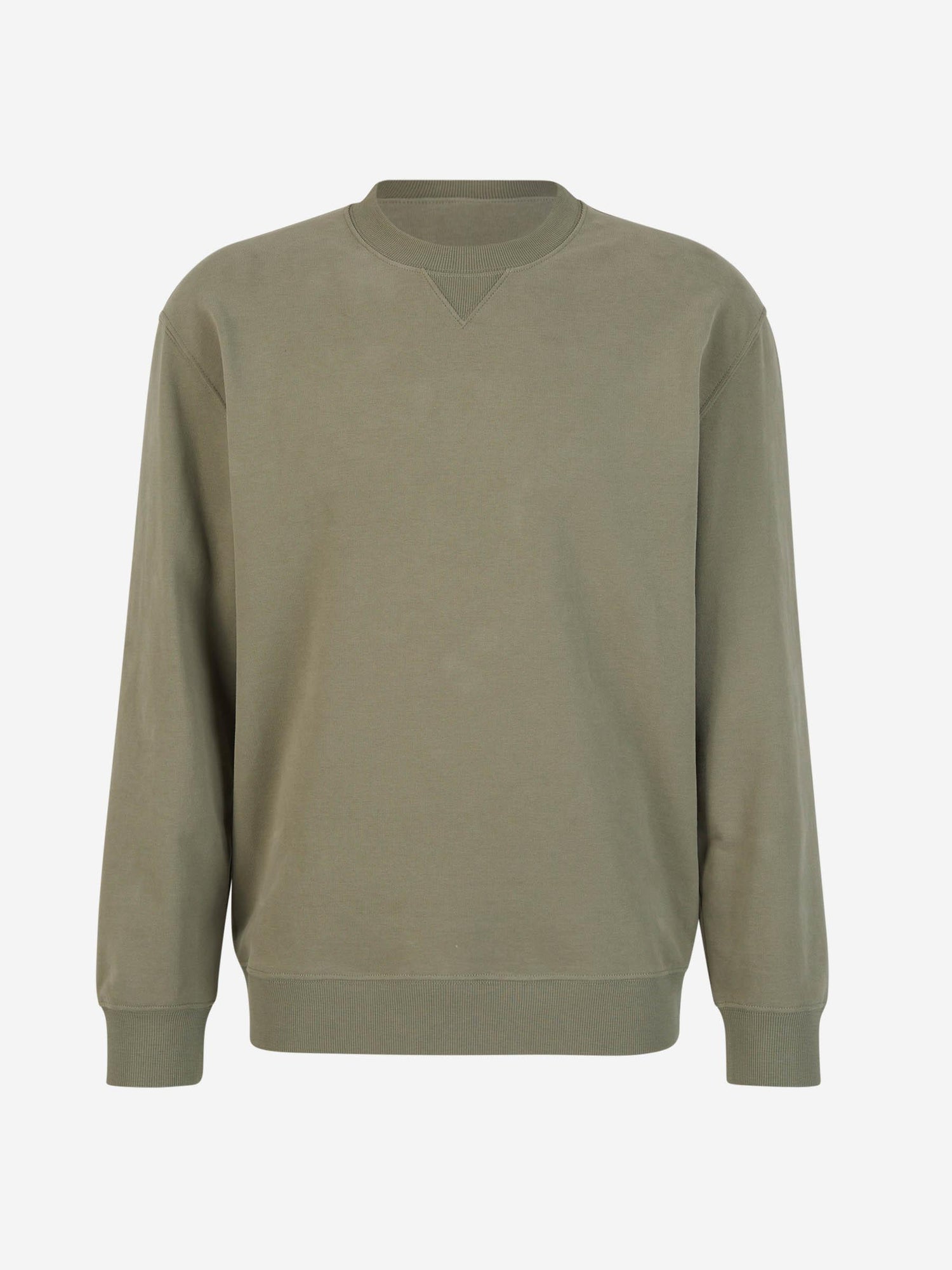 Outlet online Brunello Cucinelli Hombre Sudadera Algodón Crewneck color Verde Militar sku 542-002265 01 - Foto 1