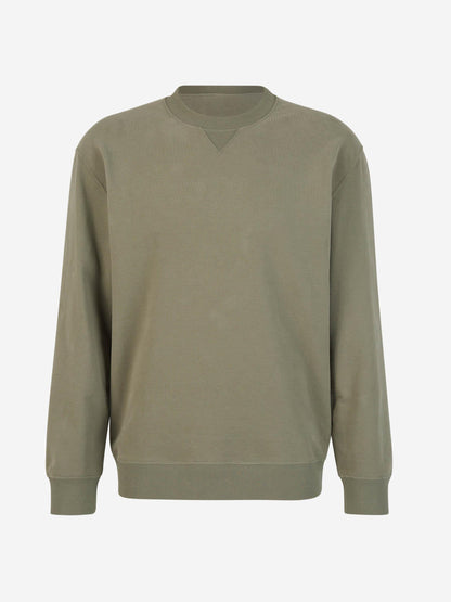 Outlet online Brunello Cucinelli Hombre Sudadera Algodón Crewneck color Verde Militar sku 542-002265 01 - Foto 1
