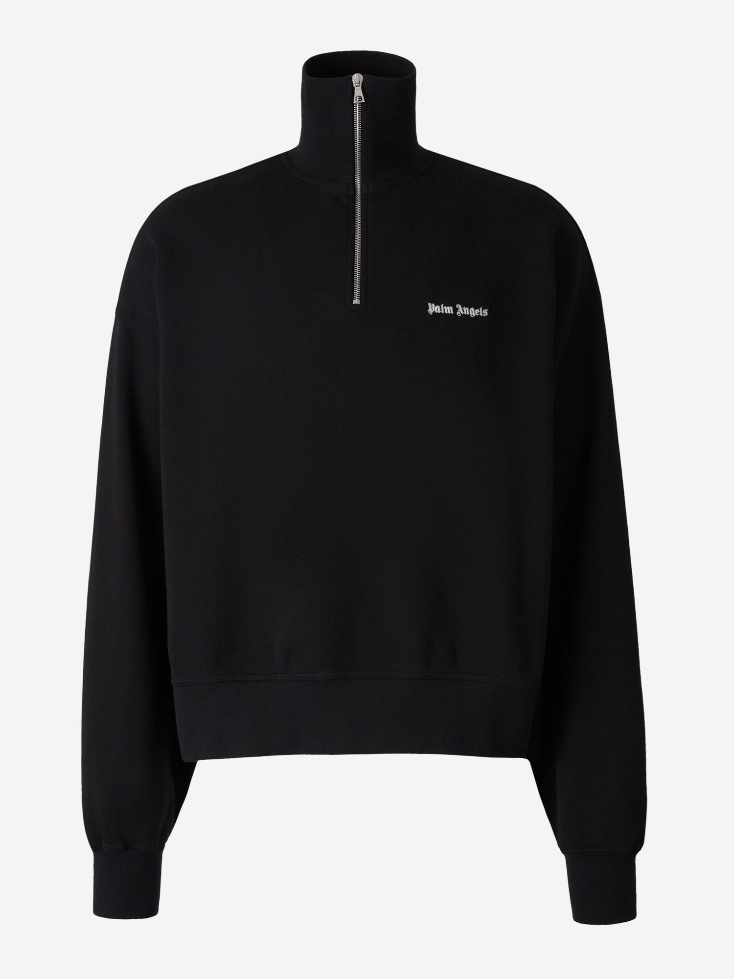 Outlet online Palm Angels Hombre Sudadera Cuello Cremallera color Negro sku 542-002267 01 - Foto 1