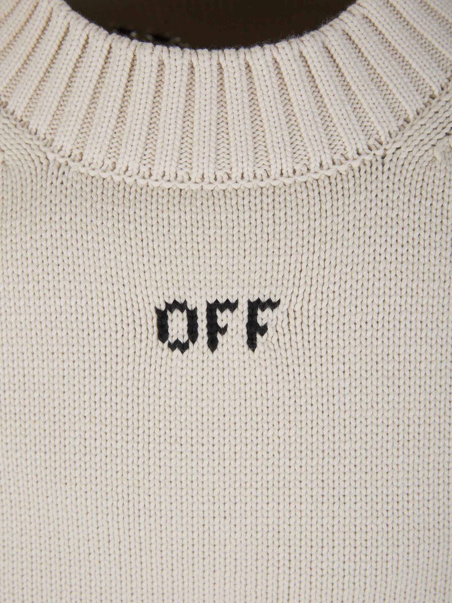 Outlet online Off-White Hombre Jersey Punto Arrow color Beis sku 542-002270 01 - Foto 3