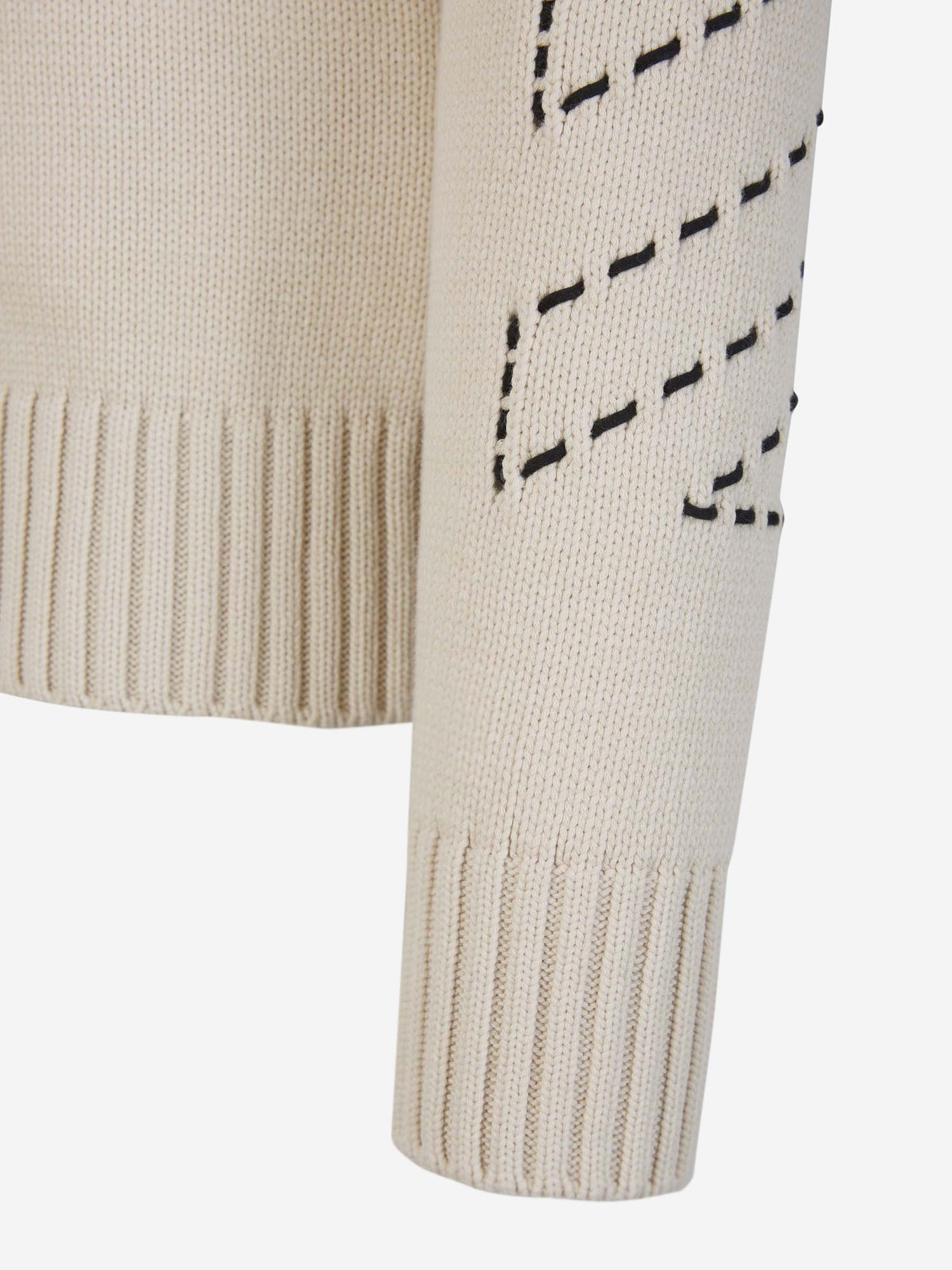 Outlet online Off-White Hombre Jersey Punto Arrow color Beis sku 542-002270 01 - Foto 4